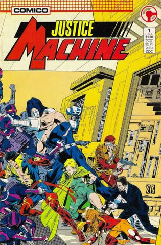 Justice Machine Issue #1 December 1986 Comic Book