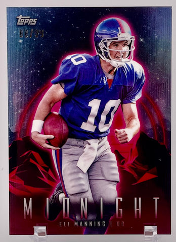 Giants Eli Manning 2024 Topps Midnight No.75 #88/99 Single Card