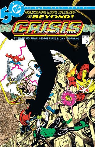 Crisis on Infinite Earths Issue #2 May 2024 Variant Cover B Perez Facsimile Foil Comic Book