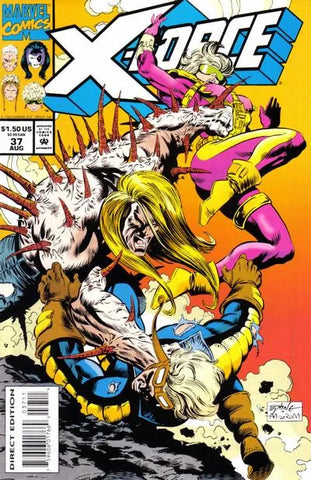 X-Force Issue #37 August 1994 Comic Book