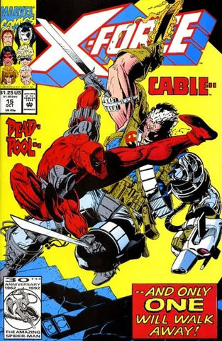 X-Force Issue #15 October 1992 Comic Book