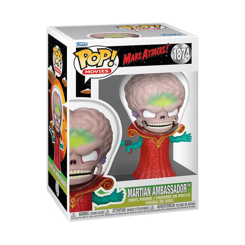 Funko Pop Vinyl Movies - Mars Attacks! - Martian Ambassador 1874