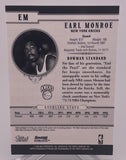 Knicks Earl Monroe 2008 Bowman Sterling No.EM Relic Single Card