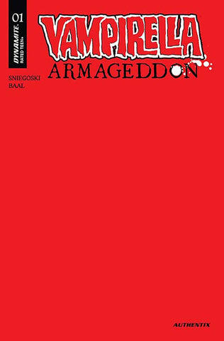 Vampirella: Armageddon Issue #1 July 2025 Cover U Comic Book