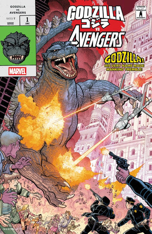 Godzilla vs Avengers Issue #1 June 2025 Variant Cover Bradshaw Comic Book