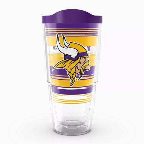 Vikings 24oz Hype Stripes Tervis w/ Lid