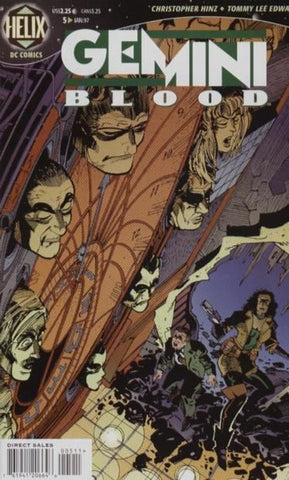Gemini Blood Issue #5 January 1997 Comic Book