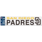 Padres 4x17 Cut Decal Color