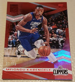 Clippers Mfiondu Kabengele 2019-20 Donruss Elite #51/75 Red Aspirations Rookie Single Card