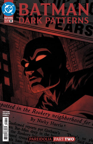 Batman: Dark Patterns Issue #8 July 2025 Cover A Comic Book