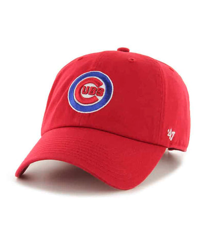 Cubs Hat 47' Clean Up Adjustable Red