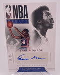 Bullets Earl Monroe 2017-18 Panini National Treasures No.GS-EMR #20/25 Autographed Single Card