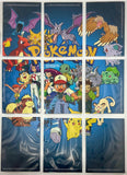 1999 Topps Pokémon 9-Card Complete Puzzle Set TV Animation TV9-TV13