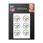 Steelers Face Cals Tattoos 6-Pack