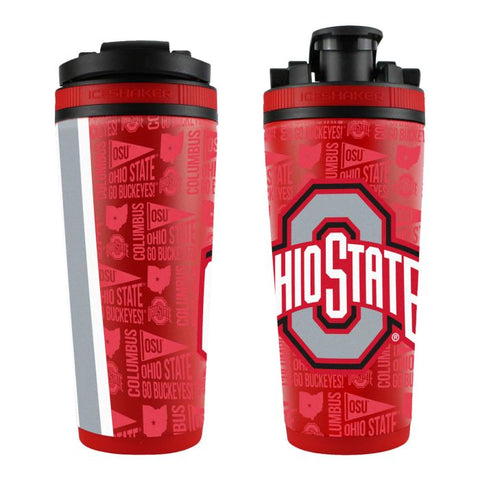 Ohio St 26oz 4D Stainless Steel Ice Shaker