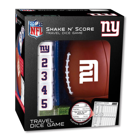 Giants Shake N' Score Dice Game NFL