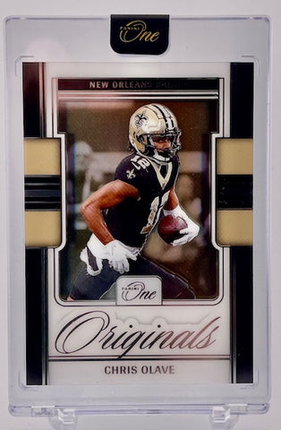 Saints Chris Olave 2024 Panini One No.OO-COE Single Card