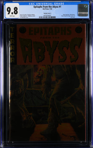 Epitaphs from the Abyss Issue #1 July 2024 Variant Cover C FOIL CGC Graded 9.8 Comic Book