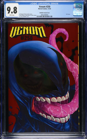 Venom Issue #250 December 2025 Anindito Foil Cover CGC Graded 9.8 Comic Book