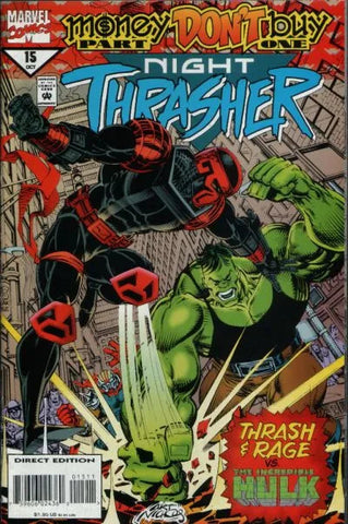 Night Thrasher Issue #15 September 1994 Comic Book