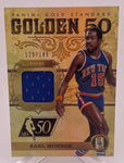 Knicks Earl Monroe 2011-12 Panini Gold Standard No.10 #129/149 Relic Single Card