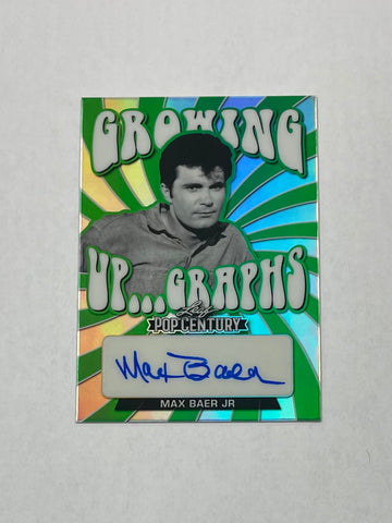 Actor/Film Producer Max Baer Jr. 2022 Leaf Metal Pop Century No.GUG-MB1 3/7 Autographed Single Card