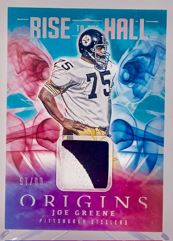 Steelers Joe Greene 2025 Panini Origins No.RTH-JGR #57/99 Relic Single Card