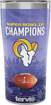 Rams 20oz Stainless Steel Tervis w/ Lid Super Bowl 56 Champs