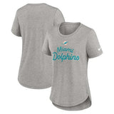 Dolphins Ladies Shirt Nike Triblend Fashion