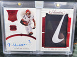 Bengals Ja'Marr Chase 2021 Panini Flawless No. RBA-JCH #1/2 Rookie Booklets Nike Swoosh Autographed Single Card