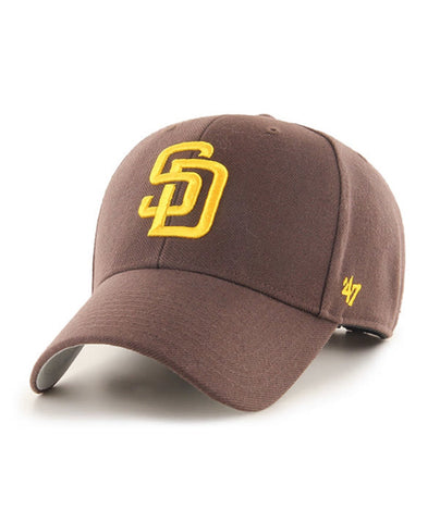 Padres Hat 47' MVP Adjustable Brown