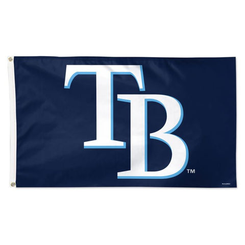 Rays 3x5 House Flag Deluxe Navy Logo