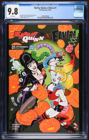 Harley Quinn x Elvira Issue #1 August 2025 Cover A CGC Graded 9.8 Comic Book