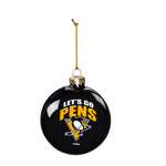 Penguins Ornament Blown Glass Bulb