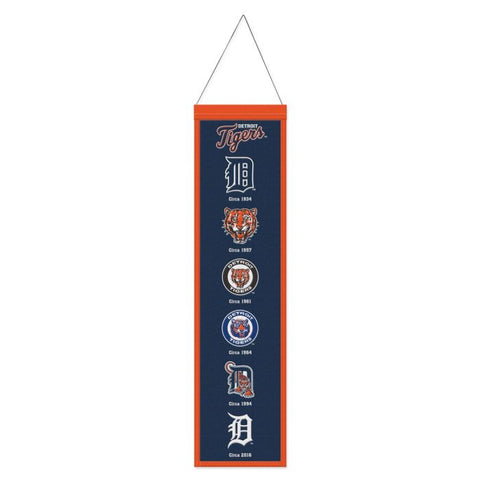 Tigers 8"x32" Wool Banner Evolution