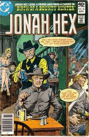 Jonah Hex Issue #30 November 1979 Comic Book