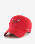 Bulls Hat 47' Clean Up Adjustable Red