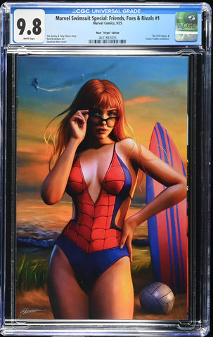 Marvel Swimsuit Special: Friends, Foes & Rivals Issue #1 September 2025 Maer Virgin Variant Cover CGC Graded 9.8 Comic Book