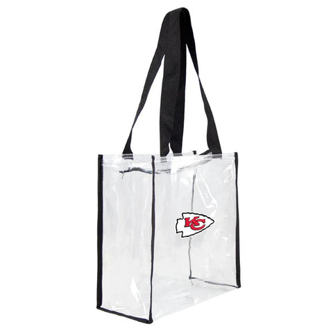 Chiefs Clear Square Stadium Tote Bag