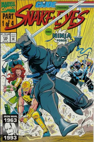 G.I. Joe: A Real American Hero Issue #135 April 1989 Comic Book