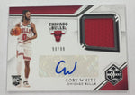 Bulls Coby White 2019-20 Chronicles Limited #98/99 Autographed Relic Rookie Single Card