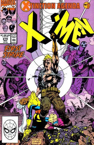 X-Men Issue #270 November 1990 Comic Book