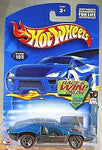 2002 HW Collector #3/4 - Side Kick Silver w/ Blue - Hot Wheels #105