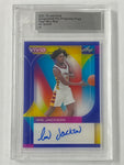 Tarheels Ian Jackson 2022-23 Leaf Vivid Pre-Production 1/1 Clear Navy Blue Autographed Rookie Single Card