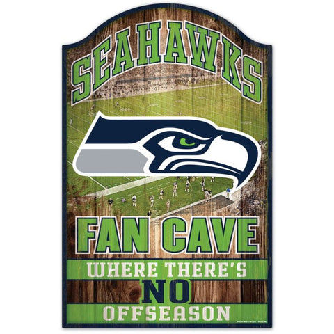 Seahawks Wood Sign 11x17 Fan Cave