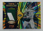 Jets Zach Wilson 2021 Panini Certified No.NG-2 #02/10 Relic Rookie Single Card