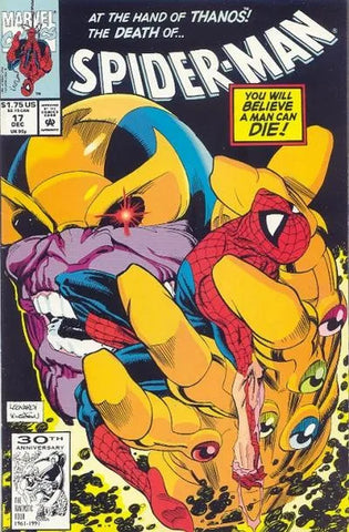 Spider-Man Issue #17 December 1991 Comic Book