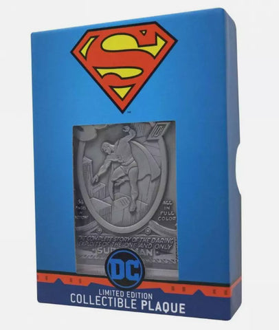 DC Comics Limited Edition Superman Collectible Plaque