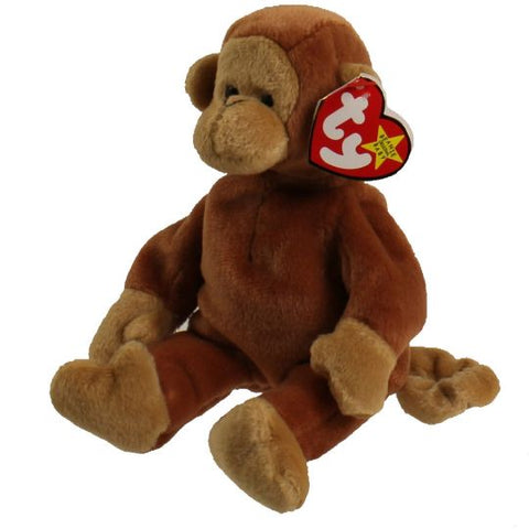 TY Beanie Baby 8.5" - Bongo the Monkey 1995