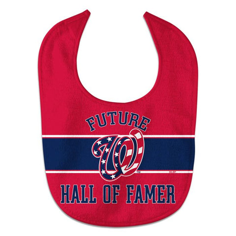 Nationals Baby Bib All Pro Future Hall of Famer Red